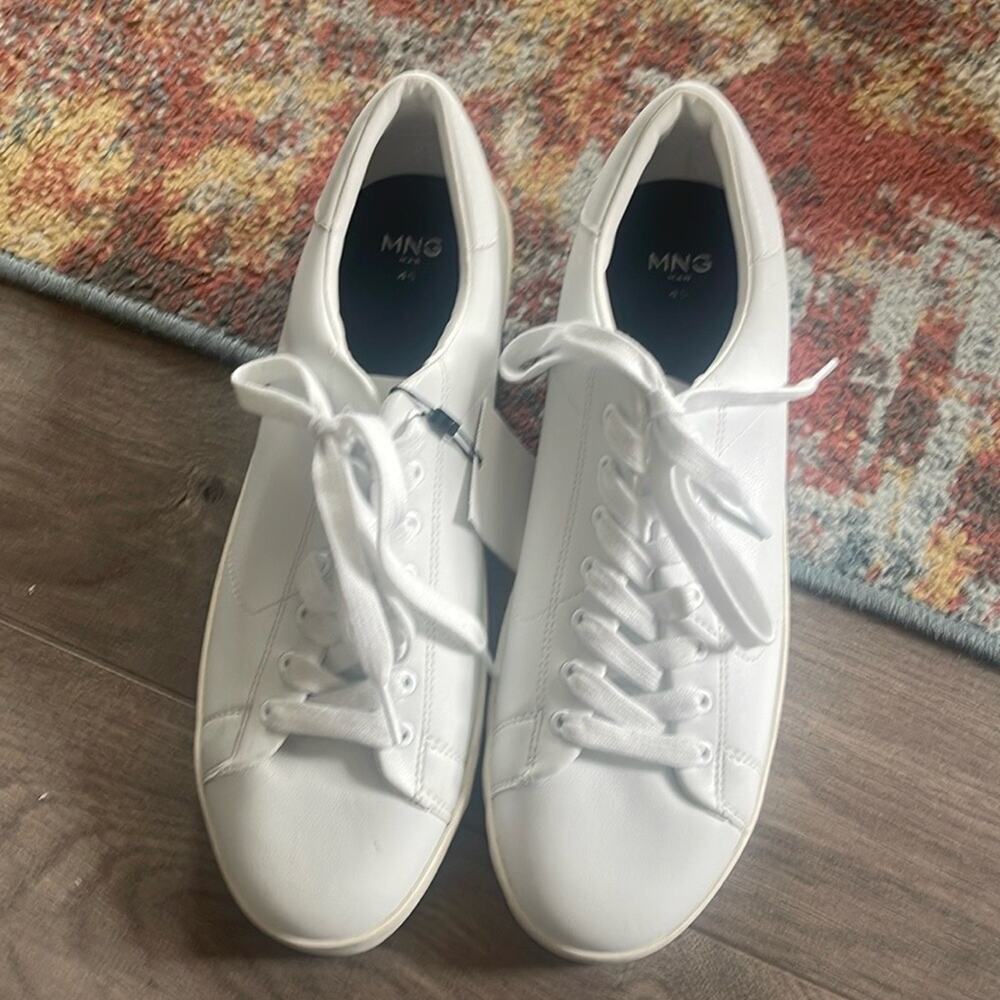 MNG Mango size 45 white man fashion sneaker shoes